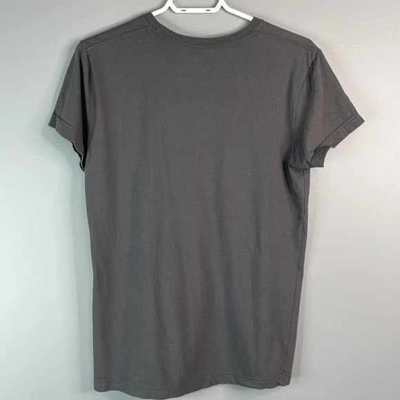 HARM LESS THREADS Eat Your Own Leg Lamb Graphic Tee Grey Short Sleeve Crew L - Picture 6 of 9